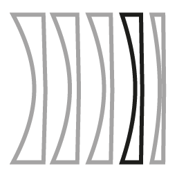 Dünne Linse mit Index 1,61